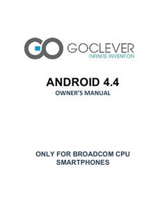 Goclever Quantum 2 manual. Smartphone Instructions.